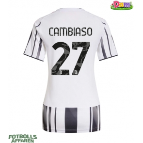 Juventus Andrea Cambiaso #27 Hemmatröja Kvinnor 2025-26 Kortärmad